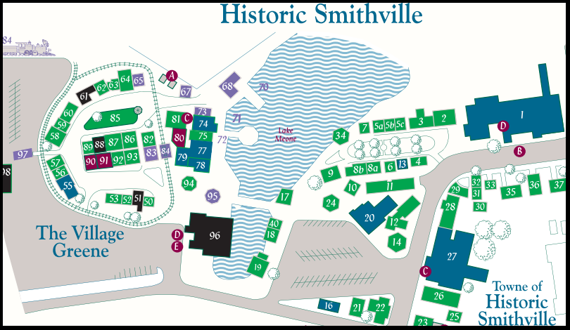 Historic Smithville Walking Map